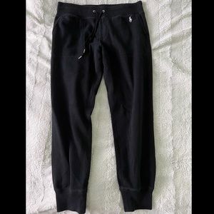(Size M) Polo Ralph Lauren joggers, black